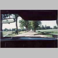 038-1010 Blick aus dem Taxifenster auf dei Strasse Richtung Hasenberg, im Jahre 1993.jpg